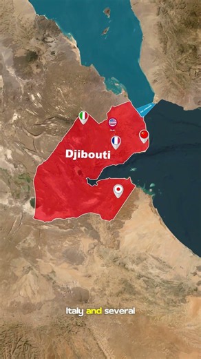 Djibouti: Where US and China's Military Face Off #geopolitics #shorts