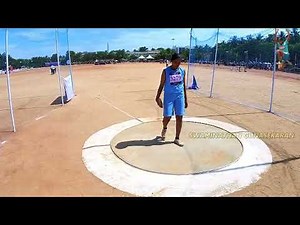Discus throw girls U16 || 37th Tamil Nadu Inter District Junior Athletics Championships 2023,