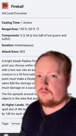 Understanding the Basics of Wizard Fireball Spell in D&D 5e