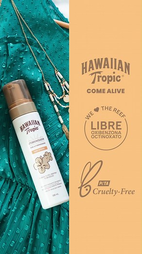 ¿Quieres un bronceado natural y radiante todos los días? Nuestro autobronceador deja en tu piel un acabado uniforme. ¡Dale color a tu piel! #HawaiianTropicLatam #ComeAlive | Hawaiian Tropic Latinoamérica