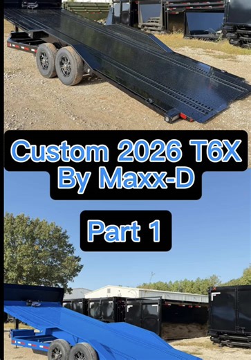 Today We Got Not 1 But 2 Custom Trailers by Maxx-D 🤯 These T6X’s come with upgrades you won’t want to miss 😤 Interested in these trailers, or need another car hauler? Give us a Call 👉430-340-0307 Follow For Parts 2 & 3 #custommade #carhauler #equipmenttrailer #tilttrailer #texasmade