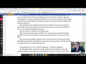 Holes by Louis Sachar Chapters 46-50