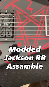 Took me a few months to complete this modification. It’s a @officialjacksonguitars JS32 RR with plugged neck pup, @seymourduncanpickups Invader, Killswitch and @floydroseofficial custom parts. It’s probably my best creation yet! #guitartech #guitarmods #luthier #metalguitar #guitarporn @stewmac_guitar | Aviv Ratzin