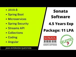 Sonata Software | technical round | java interview questions