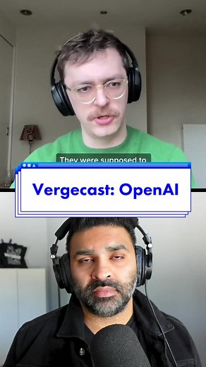 “They are another corporate actor like anyone else”: The Verge’s James Vincent joins us on The Vergecast this week to discuss people’s concerns with OpenAI. #OpenAI #ChatGPT #AI #Tech #TechTok