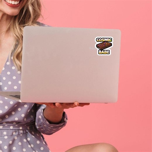 Cosmic Babe Sticker, Brownie Sticker, Rainbow Sprinkles, Hot Girl Sticker, Space Sticker - Etsy