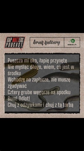 KULTOWE WERSY #17 Borixon - Papierosy #borixon