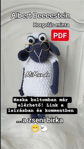 Zseni birka horgolás minta PDF