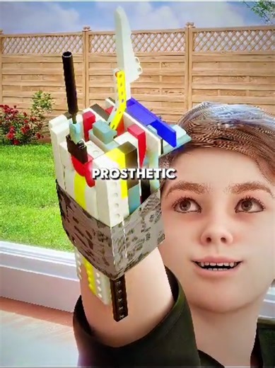 He Built A Prosthetic Arm With Lego 🤯#3danimation #zackdflim #educational #didyouknow