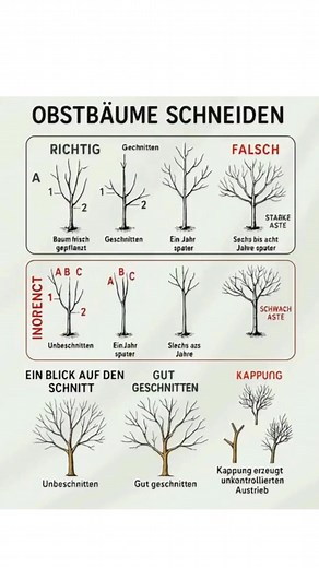 280K views · 311 reactions | ✂️ Obstbäume richtig schneiden ✂️ 1️⃣...