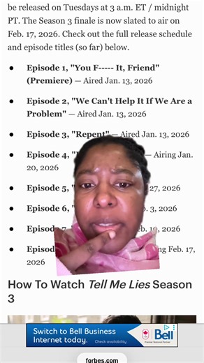 Bring back releasing full seasons 😪 #tellmelieshulu #hulu #tellmelies #tvshow