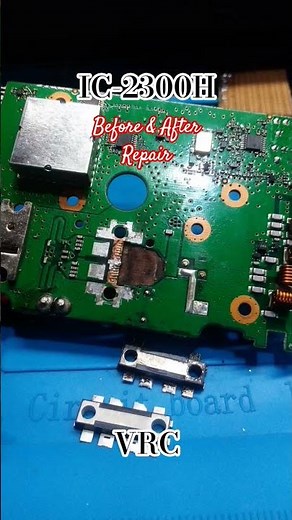IC-2300H Before & After Repair Issue : No power output