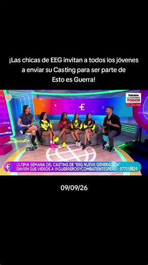 Casting Esto es Guerra 09/09/26 – Cómo enviar tu postulación