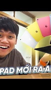 iPAD MỚI RA RỒI ANH EM ƠI: iPAD PRO M2 SIÊU MẠNH, iPAD "GIÁ RẺ" THIẾT KẾ LỘT XÁC