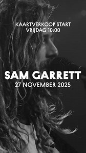 1.5K views · 11 reactions | Op 27 november staat niemand minder dan de Engelse singer-songwriter Sam Garrett op de Bühne en we weten één ding zeker, zo ontspannen als na deze avond ben je nog nooit bij een concert weggegaan. Garrett steelt de show met gevoelige melodieën en teksten waardoor je recht zijn ziel in lijkt te kijken. Tickets gaan vrijdag om 10.00 in de verkoop via PAARD.nl | PAARD | Facebook