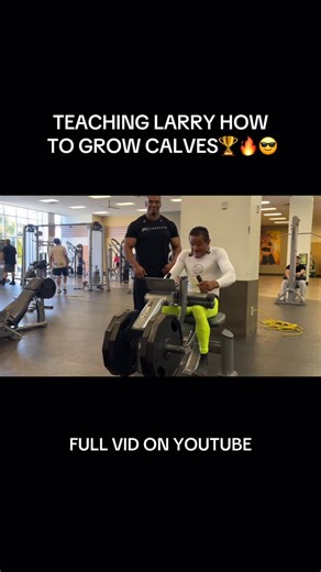 EL Campeon on Instagram: "TEACHING LARRY WHEELS HOW TO GROW CALVES🔥 FULL VIDEO LINK IN BIO🏆"