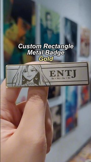 How to make custom metal badges with minimal effort | Ft. MBTI | Wooacry review | #wooacry