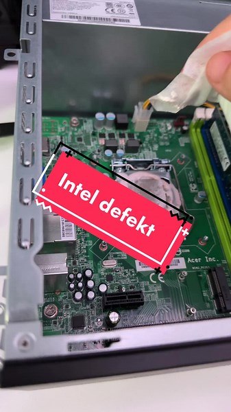 Hardware Video Tutorial: Intel Mainboard Defekt