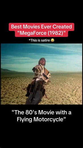The 80's Movie with a Flying Motorcycle *This is satire 😂 #80s #roast #commentary #review #movietok