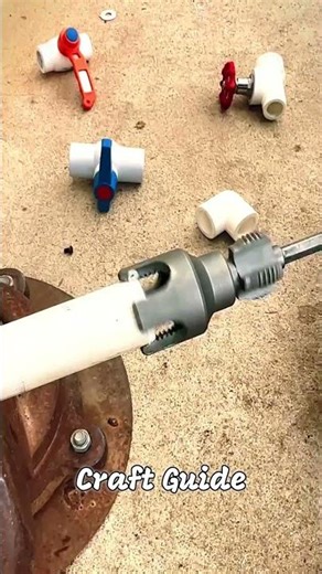 Drill Powered Pipe Threading Process