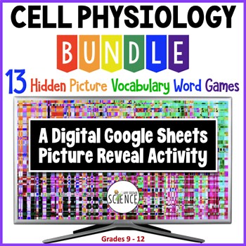 Cell Physiology Bundle 13 Google Hidden Picture Games