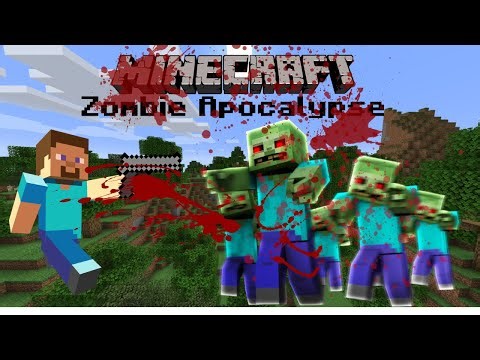 Zombie apocalypse in Minecraft!🧟‍♂️🧟‍♂️🧟‍♂️