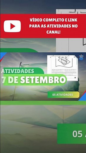 Atividades de 7 de Setembro para Educação Infantil #educaçãoinfantil #atividadesparacrianças