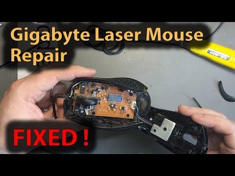 #299 How to repair an optical mouse, Gigabyte Laser Mouse Repair