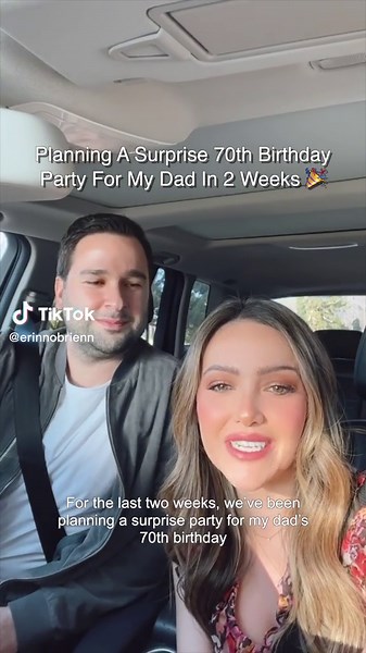 Dad's 70th Surprise Party Celebration with Family and Friends