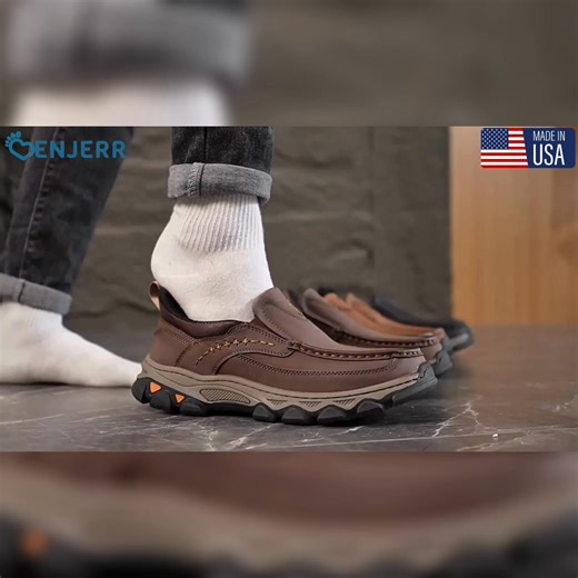 "👣 If every step hurts, it’s not your age — it’s your shoes. These handcrafted leather walking boots fix that. ✅ Built-in arch support relieves foot & back pain ✅ Waterproof & breathable full-grain leather ✅ 3 toe-widths for your perfect fit ✅ Slip-on design — no laces, no struggle ✅ Anti-collision toe & shock-absorbing sole Stop living with foot pain. 🔥 45% OFF Today Free Returns — Comfort starts now 👉" https://www.stepverve.com/products/last-day-45-off-garbmens-orthopedic-genuine-leather-wa