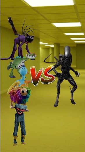 Poppy Playtime VS Alien #shorts #poppyplaytimechapter #alien #alienvspredator