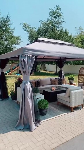 @Grand Patio Gazebo! #gazebo #patiodecor #summertime #patioseason