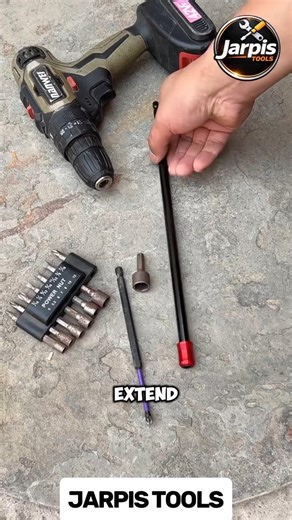 Drill Extension Bit – Reach Tight Spaces Easily #diytools #lifehacks