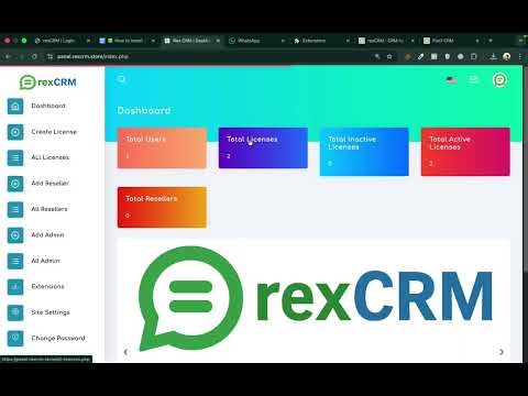 rexCRM Complete Source Code + Admin & Dashboard Walkthrough | Full WhatsApp CRM Demo 2026