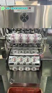 Automatic Cup Filling and Sealing Machine| 4 Line Cup Filling & Sealing Machine Coimbatore