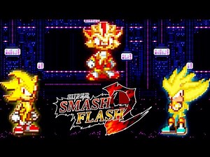 SSF2 Mods: Super Sonic vs Super Shadow vs Super Silver
