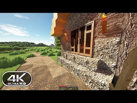 Minecraft 4K Ultra Graphics Gameplay - Minecraft 4K RTX 60FPS