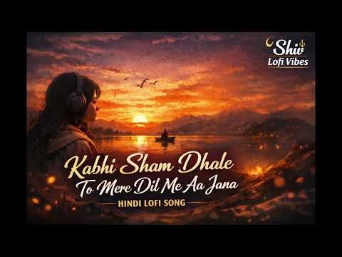 Kabhi sham dhale to mere dil me aa jana#hindi lofi sing#shiv lofi vibes# slowed +reverb