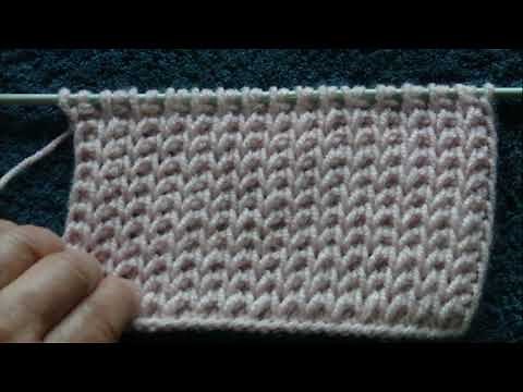 KNITTING PATTERNS - FLUFFY RIBBING PATTERN.