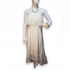 Solitaire Womens Dress Size Small Halter Top Maxi Hi-Low