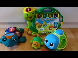 Musical turtle toys for babies. Vtech, Baby Einstein, Little tikes