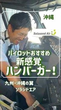 パイロットおすすめ新感覚フルーツバーガー！in沖縄【ソラシドエア】 #沖縄グルメ #パイロット #バーガー