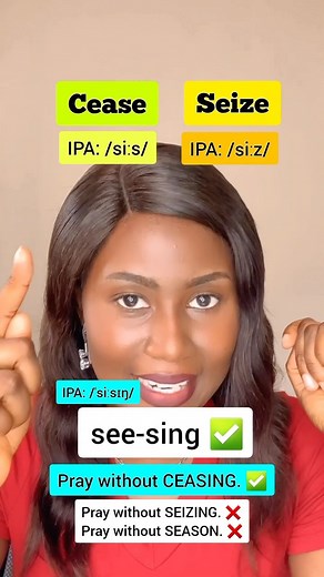 16K views · 16 reactions | Did you know to say CEASE & SEIZE...