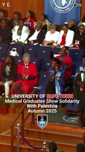 UCT Medical Graduates 2025 Support Palestine Solidarity