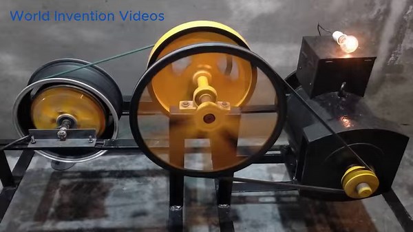 How To Make 22 KW 220 Volt Electricity Generator Using 22 KW 220 Volt Electricity Generator And 72 Volt 3000 Watts Electric Wheel Diy Experiment #diy #electricity_generator | World Invention videos