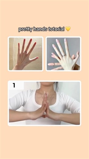 Pretty hands tutorial🖐🏻✨|Aesthetic|exercise|#youtubeshorts #aesthetic #subscribe #viral #like❤