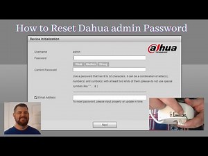 Resetting Dahua Passwords