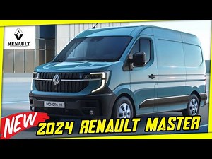 NEW 2024 Renault Master Revealed at Solutrans Motor Show in Lyon France