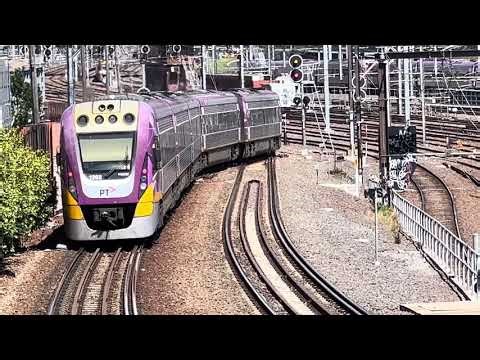 Some V/Locity trains at North Melbourne Jan 2022