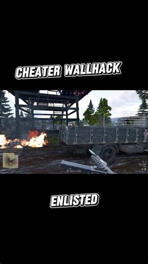 Skill atau Cheat nih 😂 #enlisted #enlistedgameplay #fpsgame #cheater #wallhack #aimbot